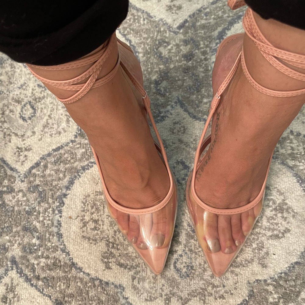 Valentine’s Day! 💕 ASOS Design Clear Heels